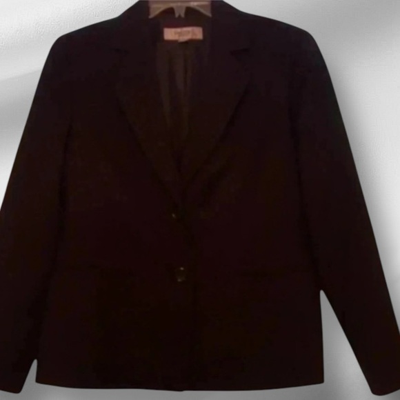 Jones Studio Black Classic Blazer Jacket Size 12 - Picture 3 of 6